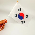미니 태극기 행사 학교 응원 경축일 국기 소품 광복절 : 파마트
