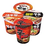 컵라면 6입 x 2개/신라면/튀김우동/새우탕/짬뽕 : 감래유통