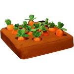 12921446 수집 인형 귀여운 애착 봉제 선물 Toyvian 당근 잡아당기기 교육 인지 능력 향상용 농장 놀이 : 삼팔코퍼레이션