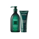 바이브랩 헤어 케어 스타터 SET 초록샴푸 500ml 2개+탈모 트리트먼트 2개 개운함 : 바잉바잉샵