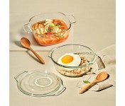 글라스락 렌지쿡 코지밀크 볶음밥 덮밥용 유리 캡 탕찌개용 밀폐 용기 반찬통 : 서원브랜드마켓