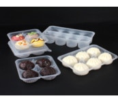 왕만두 포장 용기 분식 김밥 연결형 만두 8칸 도시락 일체형 : 청나라마켓