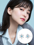 [골든듀] 블러썸듀2(D/터쿼이즈) 귀고리_J3250-0065 : GOLDEN DEW