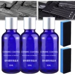 차 크롬 금속 광택제 수지 부품 코팅제 Creamic Coating Professional Automobile 자동차용 도금 복원 다기능 내장 플라 : 오삼벨리트