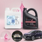 드라이브무드 르노 QM6 2.0d(~22) SKAF 부동액 핑크 3L+증류수 4L 전체교체용 : 드라이브무드