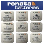 레나타 RENATA 394 377 364 371 321 379 395 390 362 399 손목시계건전지 배터리밧데리 SR626SW SR936 S 09번 377 SR626SW 1개 : 현미12