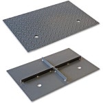 그리스 랩 뚜껑, C형, 줄무늬 강철판, 판 두께 0.1인치 3.2mm, 23.6 x 33.5인치 600 850mm, 조절 가능 크기, 30개 구멍, 세트 DH599 板厚3.... 