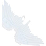 Alasum 요정 날개 코스프레 천사 가벼운 컴팩트 퍼포먼스 밝은 색상 디자인 파티 화려한 의상 액세서리 DH6003920 : 현앤컬쳐