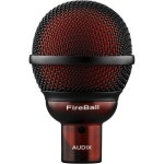 AUDIX 파이어볼 다이내믹 하모니카 마이크 및 하프 - 블랙/레드 : 브이에이컴퍼니