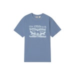 리바이스 티셔츠 006WZ-0002 블루, XL : POIZON공식온라인스토어
