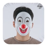 행사 삐에로 분장 플라스틱 광대 가면 : 초로기잡화철물