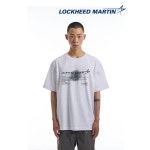 [록히드마틴]LM 슬로건 레귤러 티셔츠 화이트 L11XTS081 : 하프클럽mall