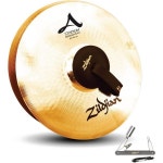 ZILDJIAN A0495 18인치 스타디움 시리즈 중형 헤비 페어 심벌즈 ZKEY와 함께 중고 피치 제공 : H에이컴퍼니