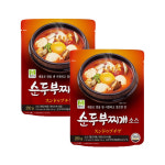 진한식품 참스토리 순두부찌개 소스 250g x2개 : 주식회사 투윙스
