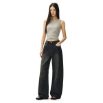 [린넨라이크]Linen Like Barrel Jeans DCWPT029BLACK : 데케트 우먼