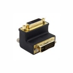 Coms G3961 DVI 연장젠더/꺾임형/DVI-I/(M/F)/듀얼 : 이앤디몰