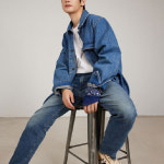 리바이스 숏코트 A0744-0000 블루, XS : POIZON공식온라인스토어