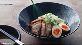 미노 웨어 일본 세이가이하 블루 오션 웨이브 세라믹 서빙 볼 블랙 : 에어 게이트 트레이딩