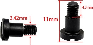 Fbshicung 10PCS #91-000034-15 외부 풋 마운팅 나사 장착 PFAFF 145 545 1245용 : ondyl
