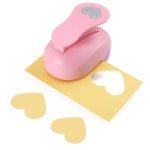 HAUSTGO 2인치 하트 펀치 결혼식용 저널링 색종이 제작 정크 홀 카드 스크랩북 모양 홈메이드 조각 2 INCH : 월드큐브샵8