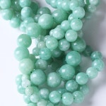 보석을 위한 6mm 60pcs 천연 돌 팔찌 크리스탈 DIY 구슬 버마 옥 Burmese jade 6mm : 월드큐브샵8