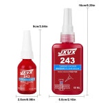 10-50g 와이어 커터 243/271 혐기성 스티커 중간 크기의 나사용 풀림 방지 고정용 실란트 빠른 경화 243-10g-1pc 10mm : 하은이네사