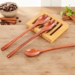 20cm 롱 우드 티스푼 커피 시리얼 요거트 3P 쓱템 : 홈핸즈마켓