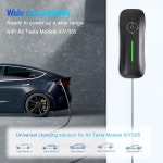 Tesla용 노비투스 전기 자동차 충전소 16암페어 110V / 240VM 모바일 충전기 커넥터 6-20 플러그 NEMA 5-15 어댑터 모델 X/Y/3/S와... 