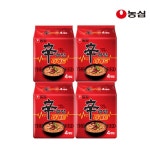 농심 신라면 더레드 매운맛 국물라면 125g 4입 X 4개 MNS : 이스트유통