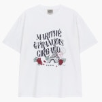 마리떼 빈티지 에펠타워 로고 오버사이즈 반소매 티 여성 B1 MFG46UTS130 CRC WHT : 프레씨유2