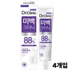 2080 닥터크리닉 미백 클리닉 치약 120g x 4개 : MJ-studio1107