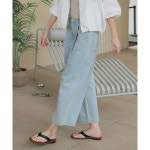 룸페커 ROOMPACKER 401-R 릴렉스드 팬츠 light blue : 동리판다