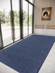 모텔 업소용 흙 러그 베란다 매트 출구 털이 매장 더스트 로비 발매트 (40x 60cm 스트라이프 컷팅 다크 레드) : 라벨리아Rabellria