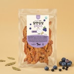 웰랩 강아지 수제 간식 닭안심 슬라이스+치즈 100g 국내산 무첨가 강아지 간식 : 루니펫