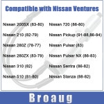 Broaug 브레이크 라이트 스위치 25320-H8500/SLS-106 닛산 200SX/210/280Z/픽업/센트라 등과 호환 (1977-1991) : 브라이트픽1