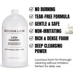 Seruvia Lash 2L / 676 대량 리필 키트 무향 속눈썹 연장 클렌저 Bath 4... 아이라이너 워시 2 브러시 22 애프터케어 카드 : 도다도다마store