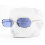 [Ray-Ban] 레이밴 예비 유니섹스 선글라스 RB 3728 003/80 광택 은색 파랑 58mm 케이스 : 그라베코리아