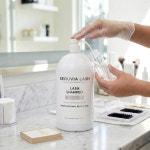 Seruvia Lash 2L / 676 대량 리필 키트 무향 속눈썹 연장 클렌저 Bath 4... 아이라이너 워시 2 브러시 22 애프터케어 카드 : 도다도다마store