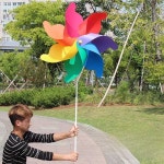 특대형 바람개비 정원 공원 인테리어 조형물 80cm : 이오엔스토어