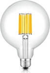 12W 디밍 가능한 대형 LED 글로브 전구 3000K 소프트 화이트 100W 동급 1000 LM E26 미디엄 베이스 빈티지 에디슨 G125(G40) 오버사이즈... 