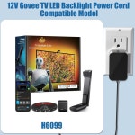 고비 TV LED 백라이트 모델 H6099 전원 어댑터 1램프 비드 Wi-Fi AC 공급 장치 UL 목록에 포함됨 (55인치-65인치 백라이트용) : 꼬마시장