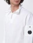 CP COMPANY 컴퍼니 스웨트셔츠 남성용 화이트 트레이너 20CMSS022A002246G : 바이바이하루