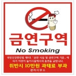 비로지메디컬 금연구역표찰 안내문패 안내문구 흡연금지 안내문 : 비로지메디컬