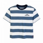 리바이스 LEVIS 키즈 KIDS LVC 쿨터치 스트라이프 반팔티 토들러 블루 266795 : 파주유통
