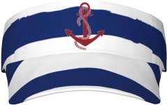마린 앵커 바이저 캡 여성용 남성용 서머 선바이저 햇 스웨트밴드 러닝 아웃도어 비치 Free Size marine anchor-a1123 : 텐버림4버림