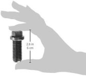 패트리어트 (H7980) 10mm x 1.5 22mm 아연 도금 배기 헤더 볼트 (16팩) : 더글로피스