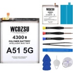 새 배터리 교체 (0회 충전, 4300mAh EB-BA516ABY 고용량 리튬 폴리머 배터리, 전체 도구 키트 포함) - 5G 호환 (SM-A516U : 엠제이컴퍼니5A