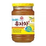 오뚜기 당을줄인 유자차 카페 가정 유자티 500g 1개 MNS : 이스트유통