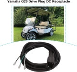 야마하 G29 드라이브용 10L0L 골프 카트 DC 충전 플러그(OEM JW2-H7234-01-00) 10피트 코드 포함 3핀 플러그 : 프라임트레이드샵