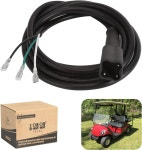 야마하 G29 드라이브용 10L0L 골프 카트 DC 충전 플러그(OEM JW2-H7234-01-00) 10피트 코드 포함 3핀 플러그 : 프라임트레이드샵